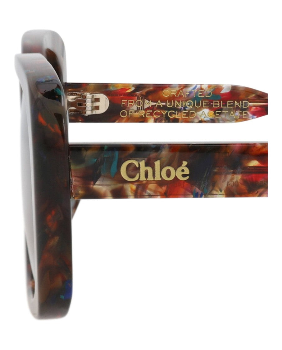 Chloé Square-Frame Recycled Acetate Sunglasses With Tortoiseshell Design