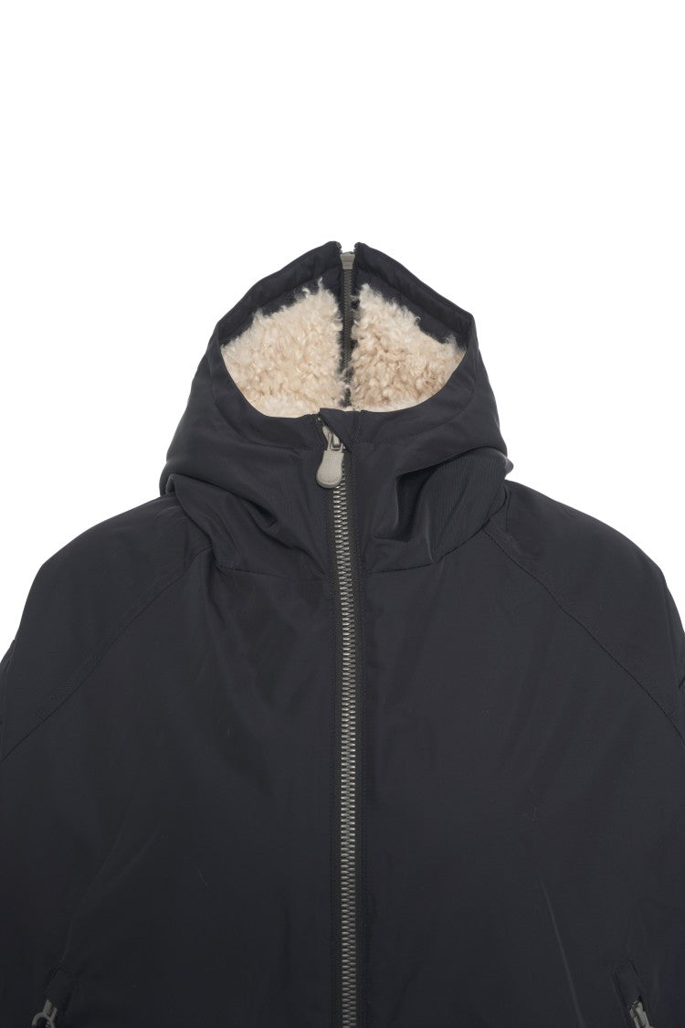 Save The Duck Lightweight Bomber Jacket With Fixed Hood