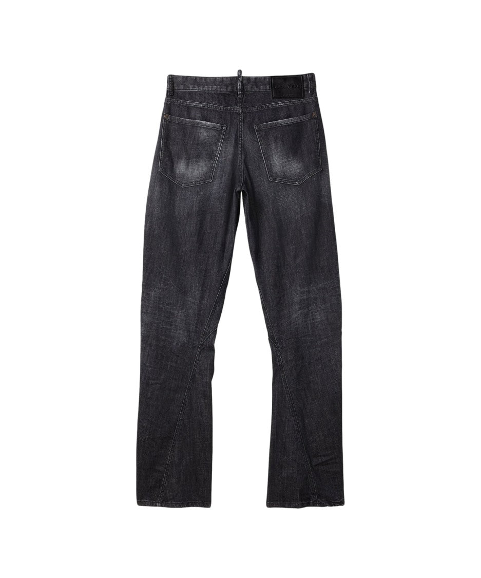 Dsquared2 Relaxed Fit Wide-Leg Jeans