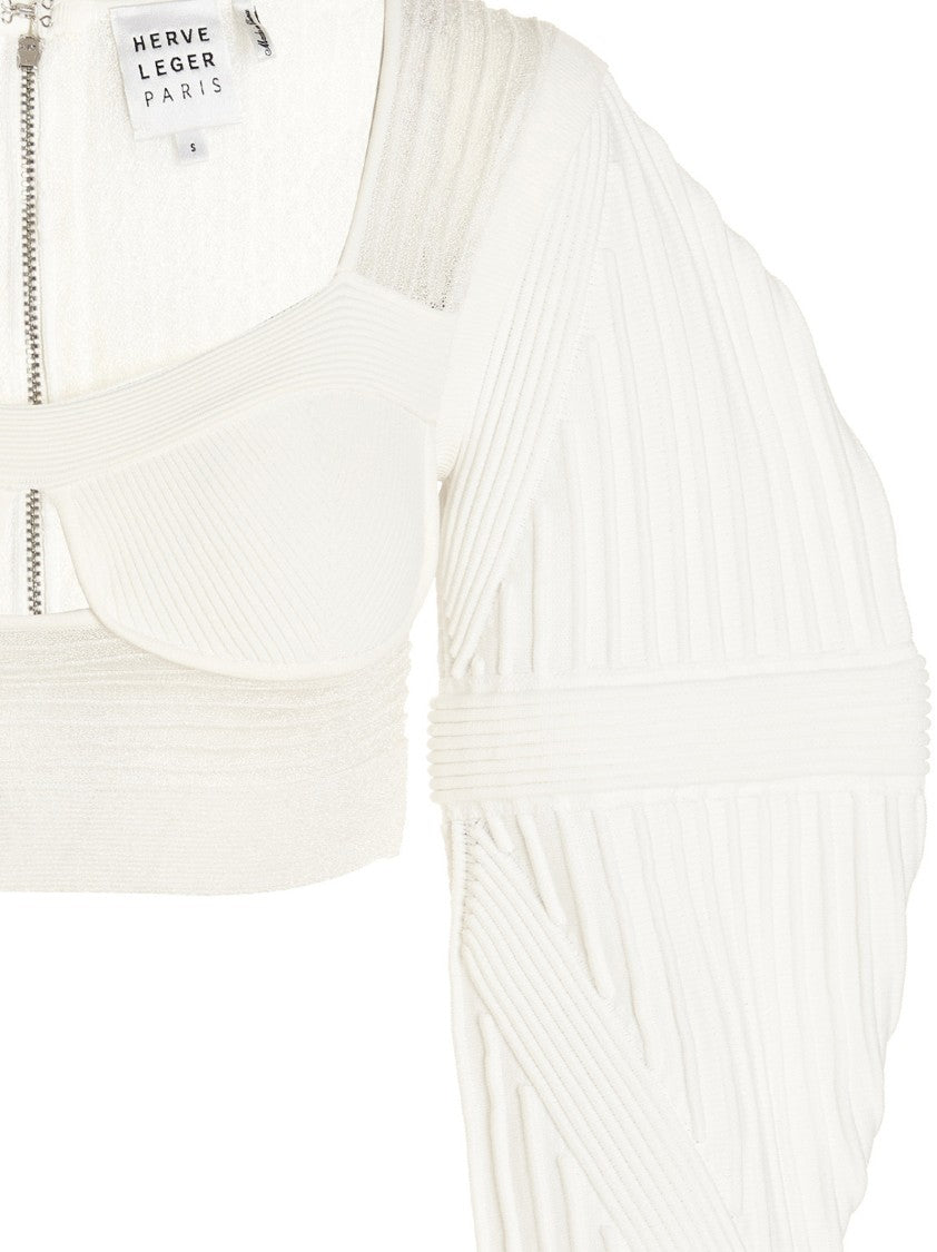 Hervé Léger Knit Bustier Top