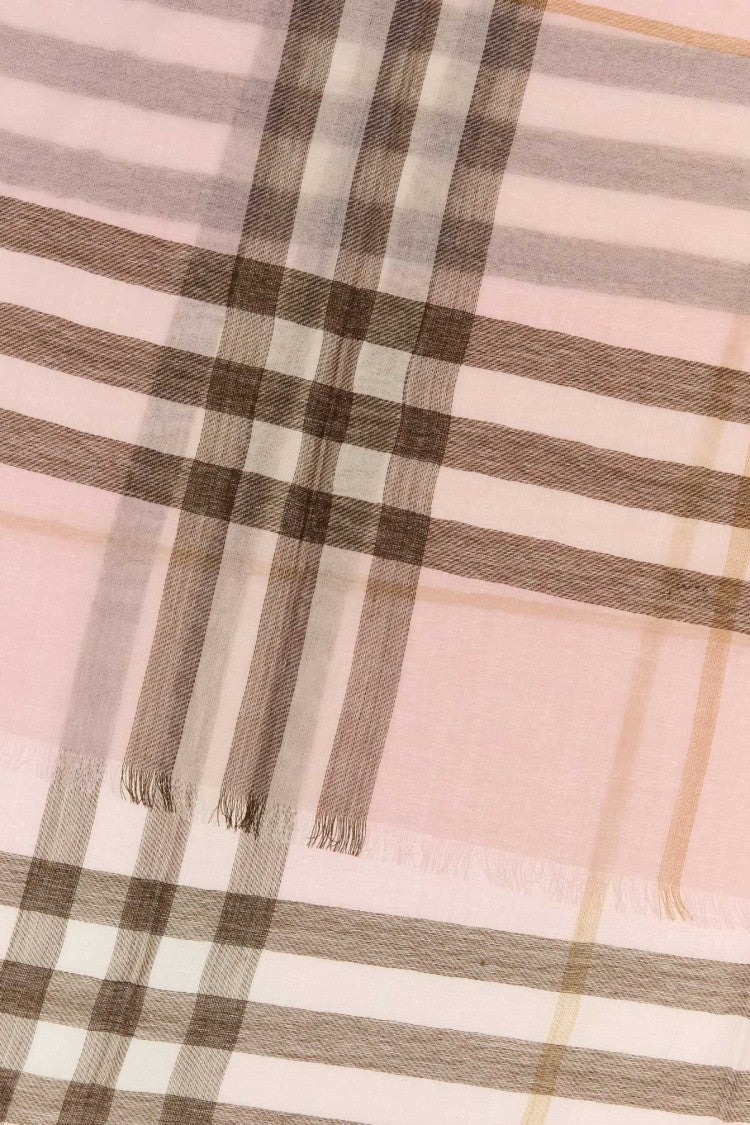 Burberry Embroidered Wool Scarf