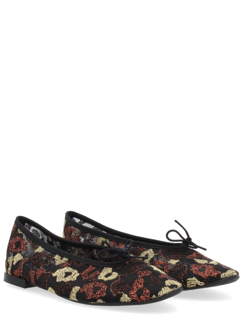 Repetto Lilouh Pointed Jacquard Flats