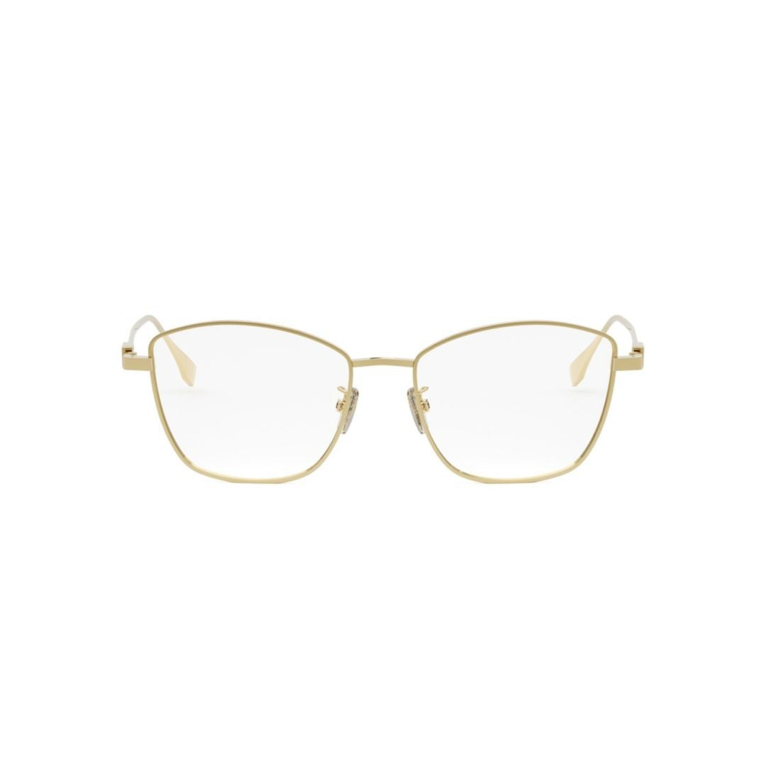 Fendi Fe50108f Gold Metal Frame Sunglasses