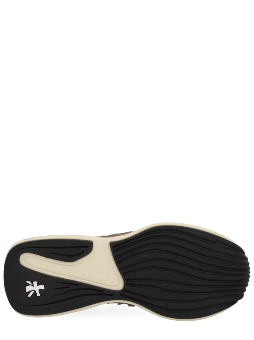 Premiata Contemporary Multicolour Sneakers With Zebra-Striped Accents