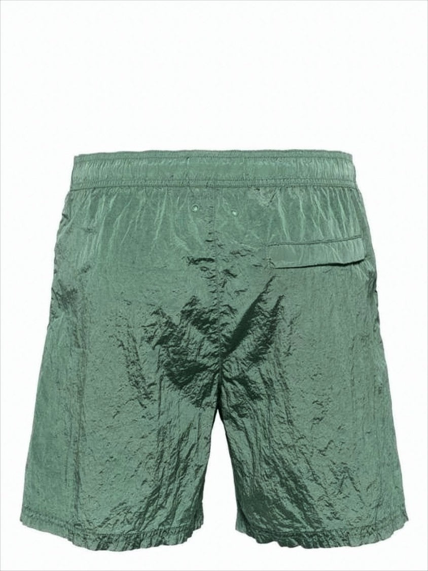 Stone Island Crinkled Texture Swim Shorts