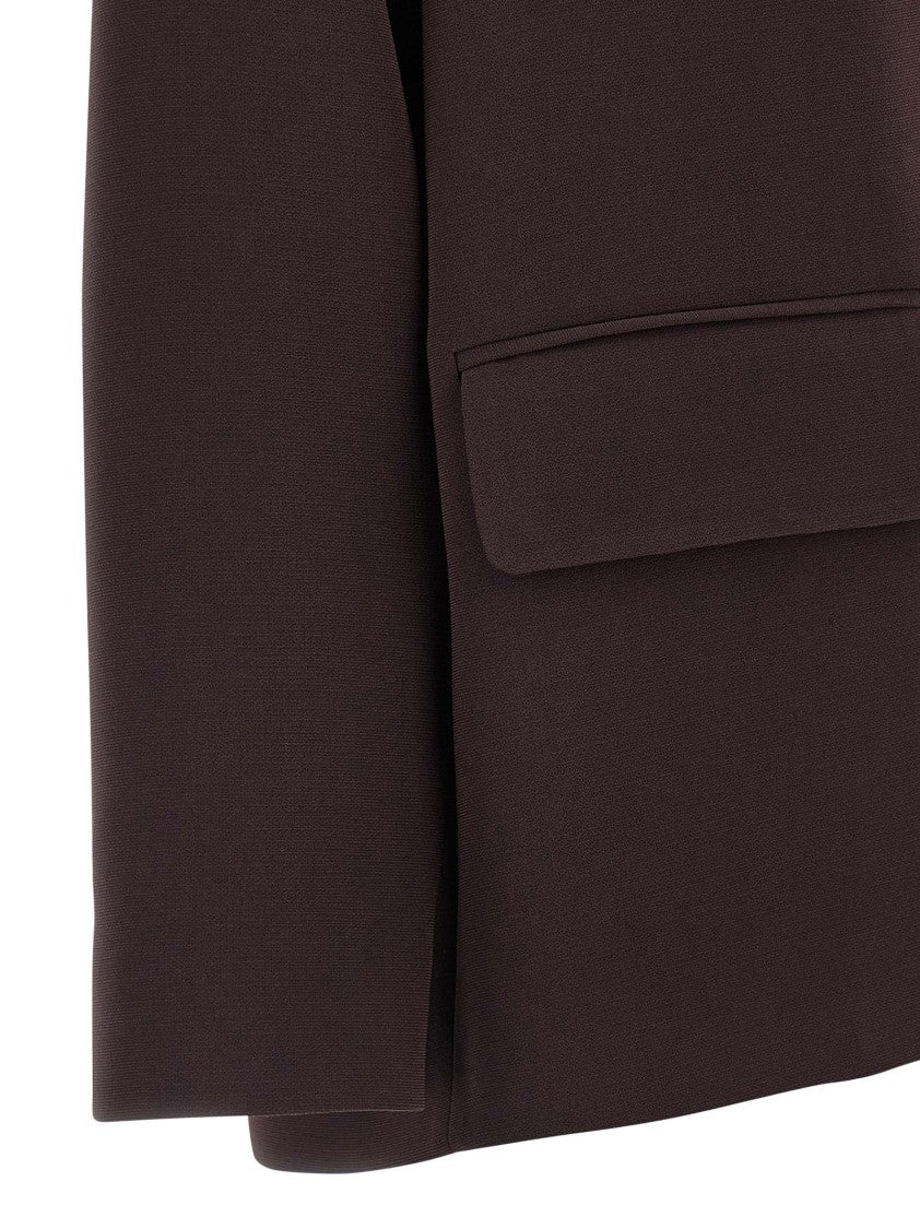 Alberto Biani Two-Button Blazer With V-Neck