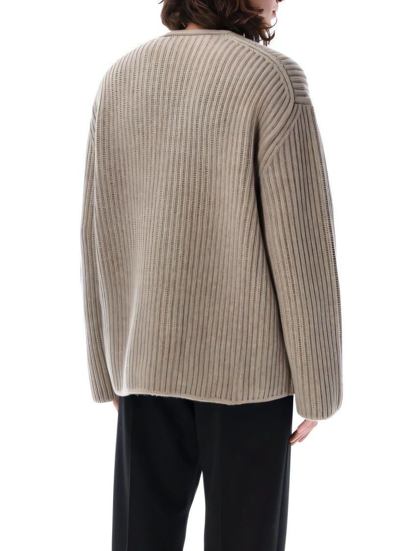 Bottega Veneta Wool And Cashmere Cardigan With V-Neckline