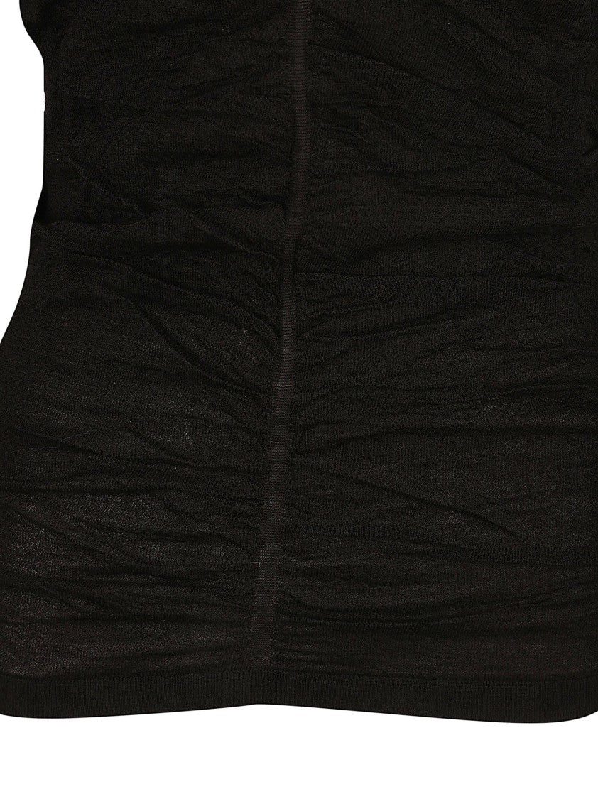 Isabel Marant Fitted V-Neck Black Sweater