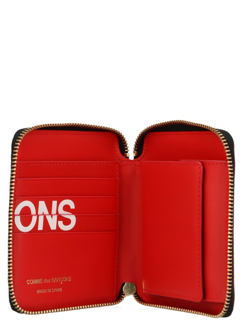Comme Des Garçons Logo Print Wallet