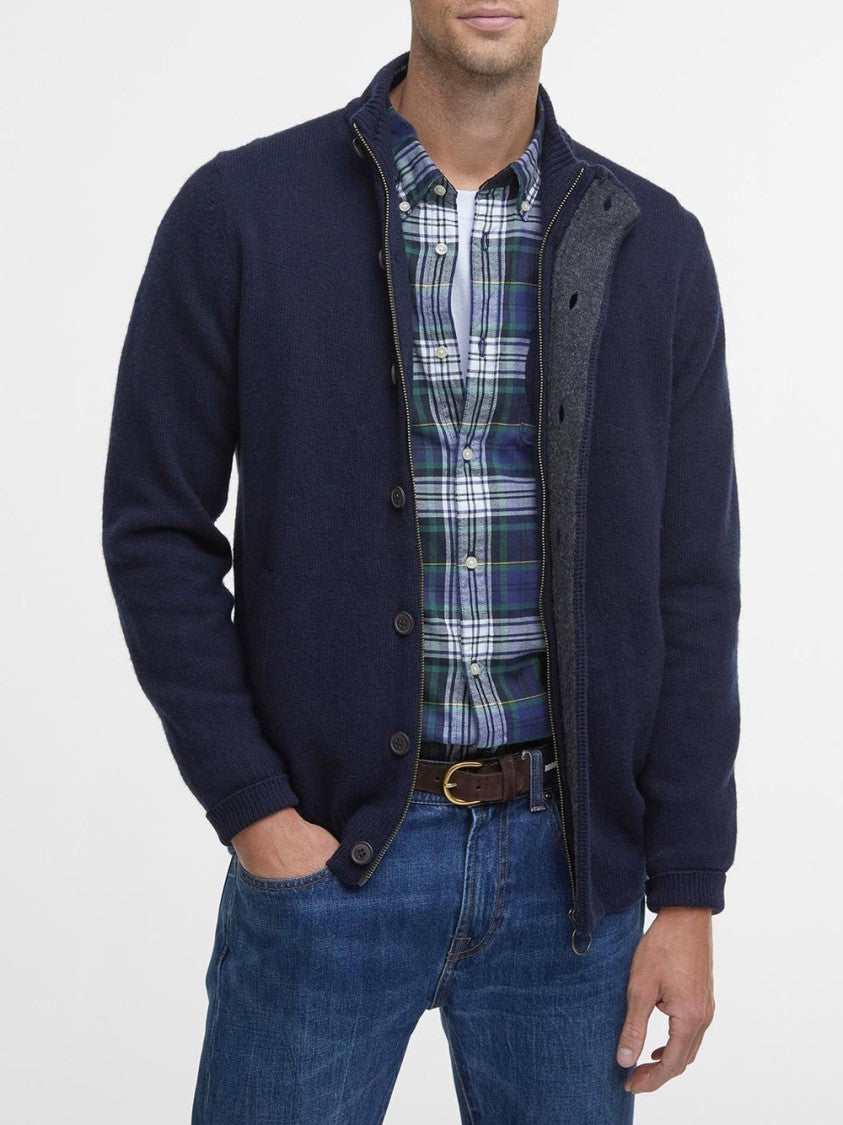 Barbour Essential Patch Zip Through Cardigan