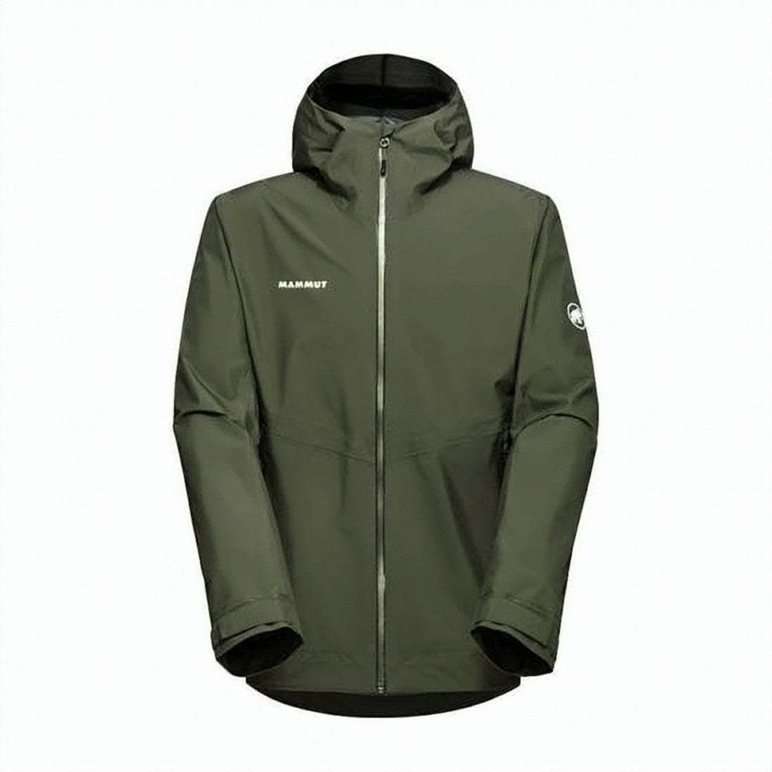 Mammut Hooded Green Jacket With Streamlined Design
