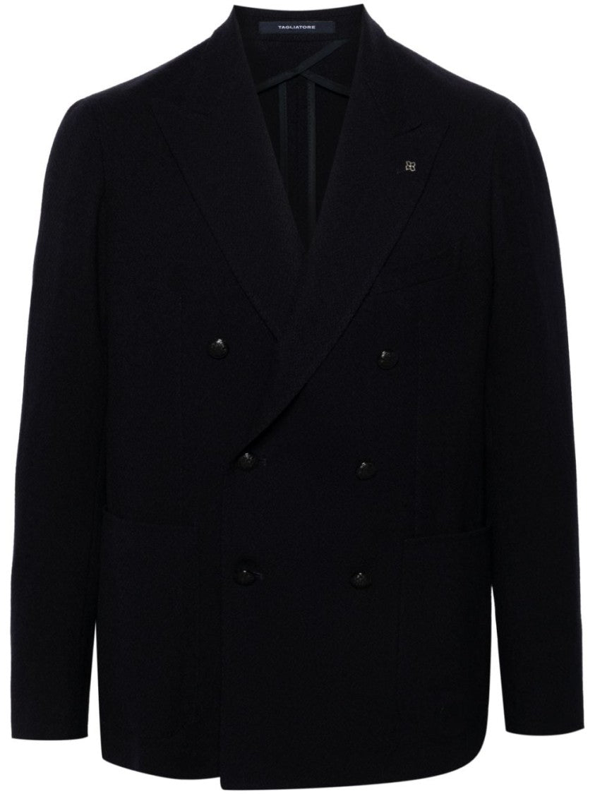 Tagliatore Navy Blue Montecarlo Jacket