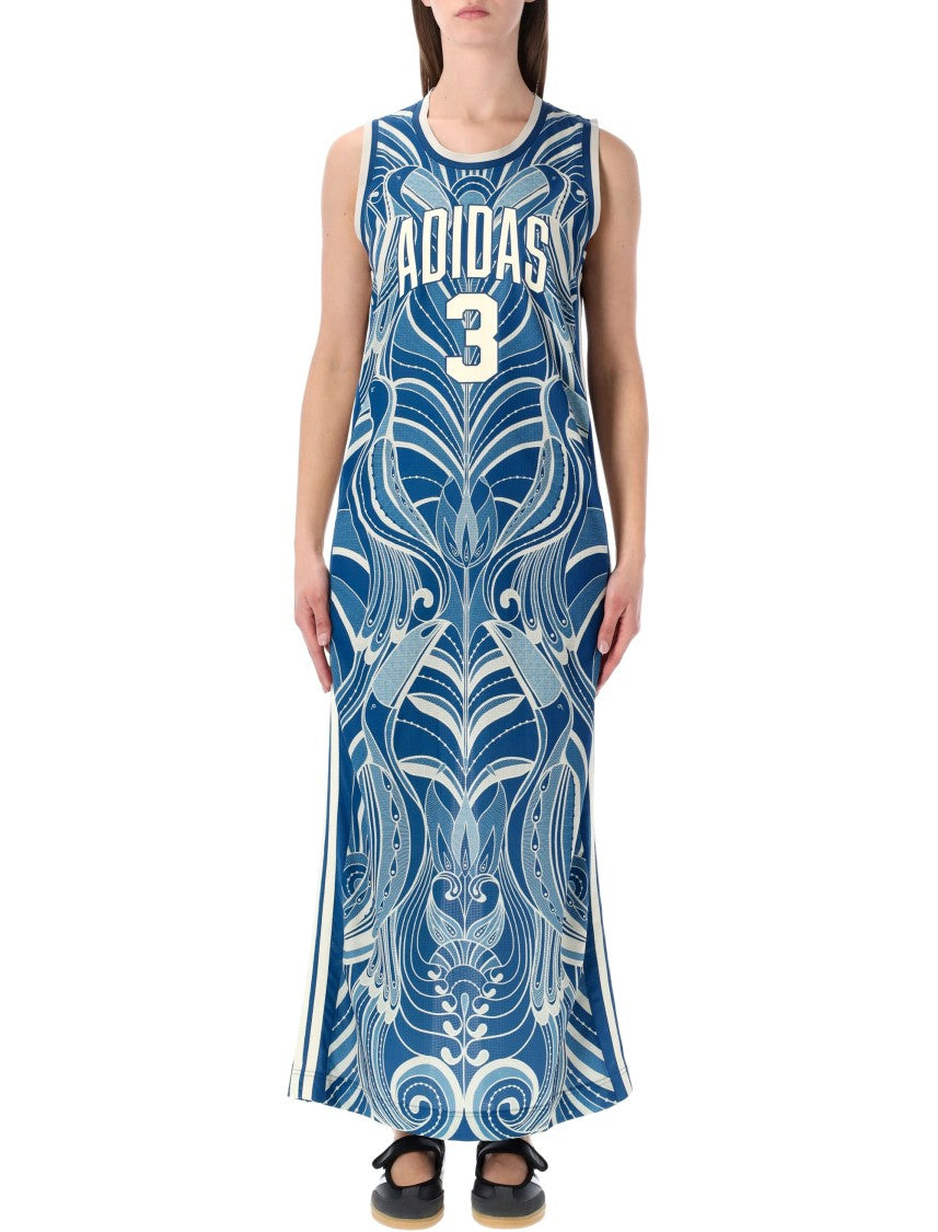 Adidas Originals Farm Blue Maxi Dress