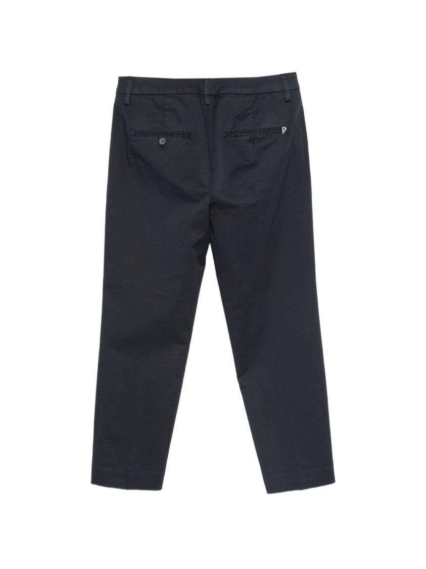 Dondup Blue Logo Detail Jeans