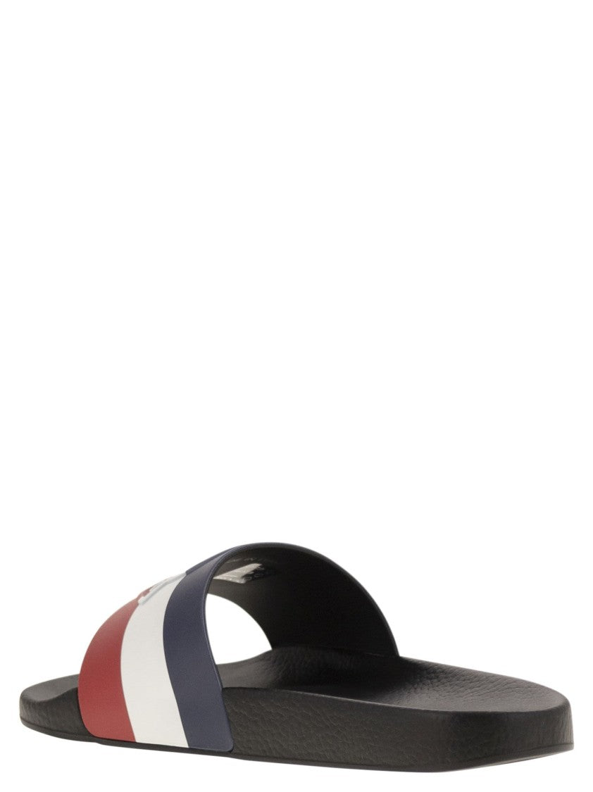 Moncler Basile - Rubber Slides With Logo