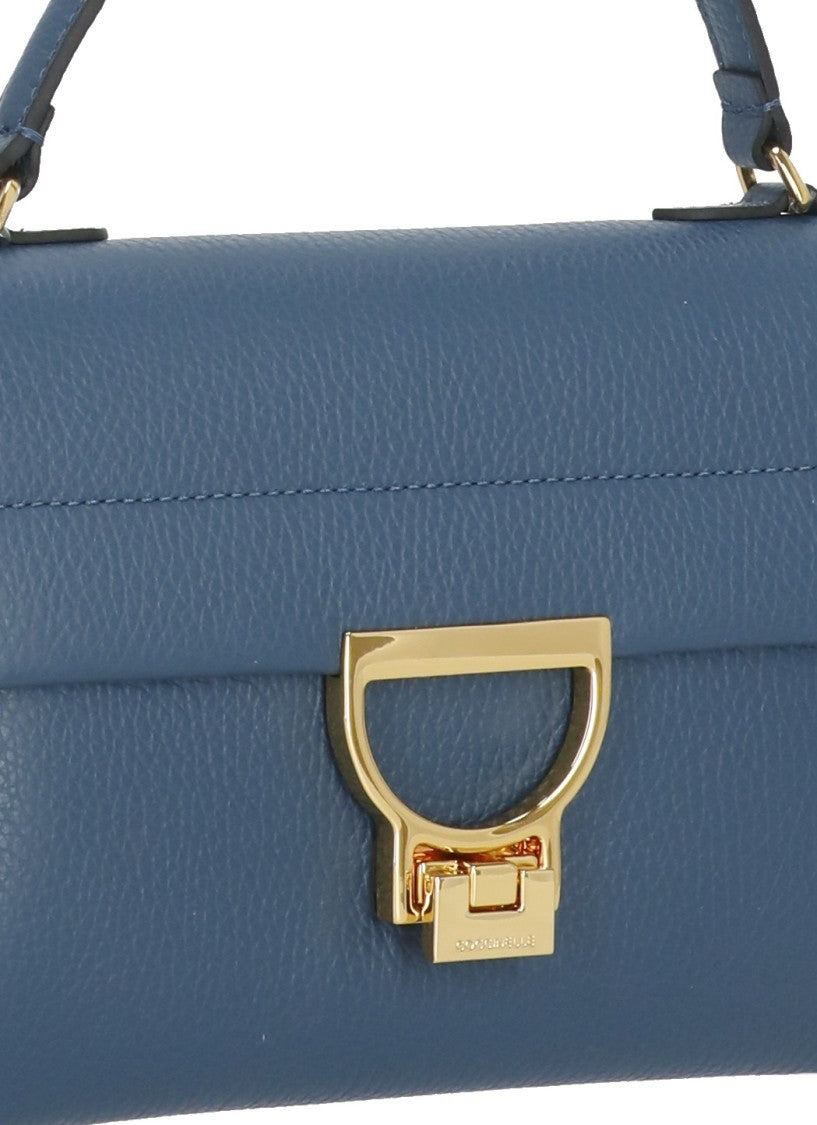 Coccinelle Structured Pebbled Leather Arlettis Bag