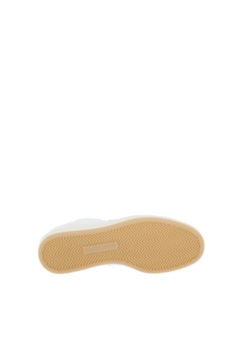 Philippe Model Pigalle Total White Leather Sneakers