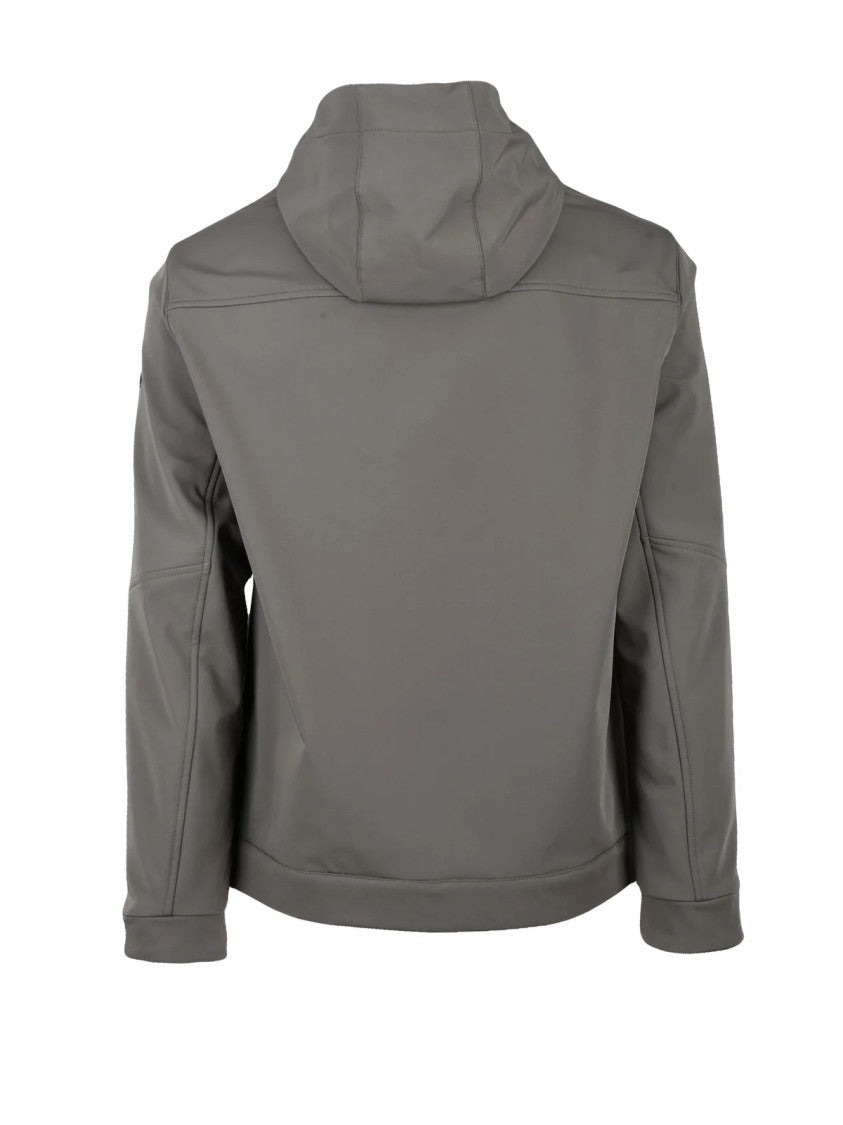 Paul & Shark Military Green Polyester Softshell Jacket