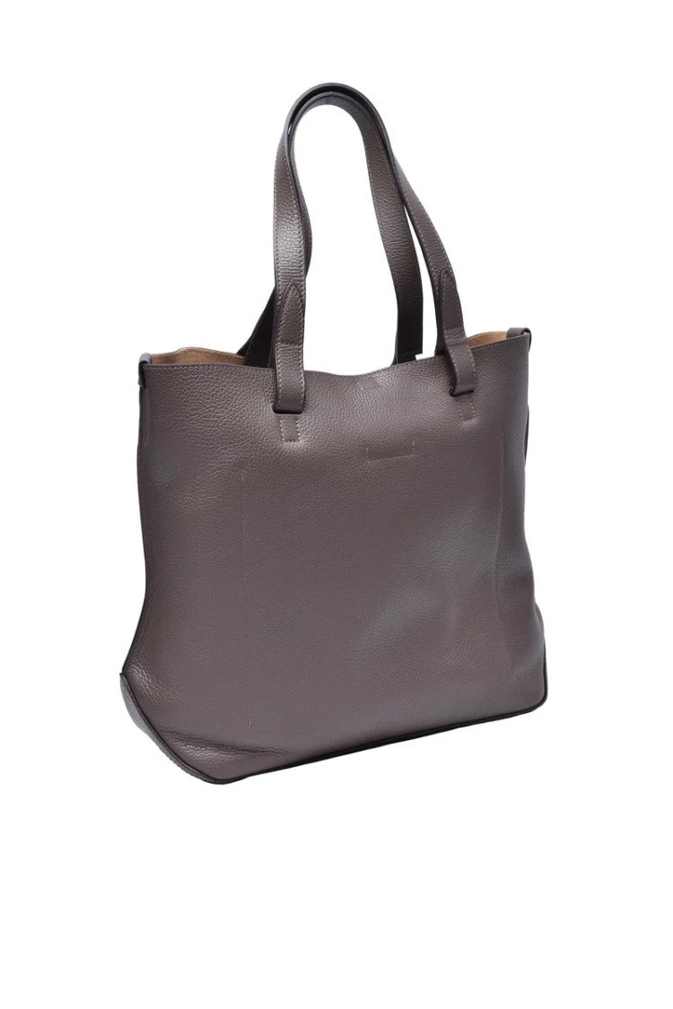 Danilel&Bob Leather Shopper Bag - Military Green