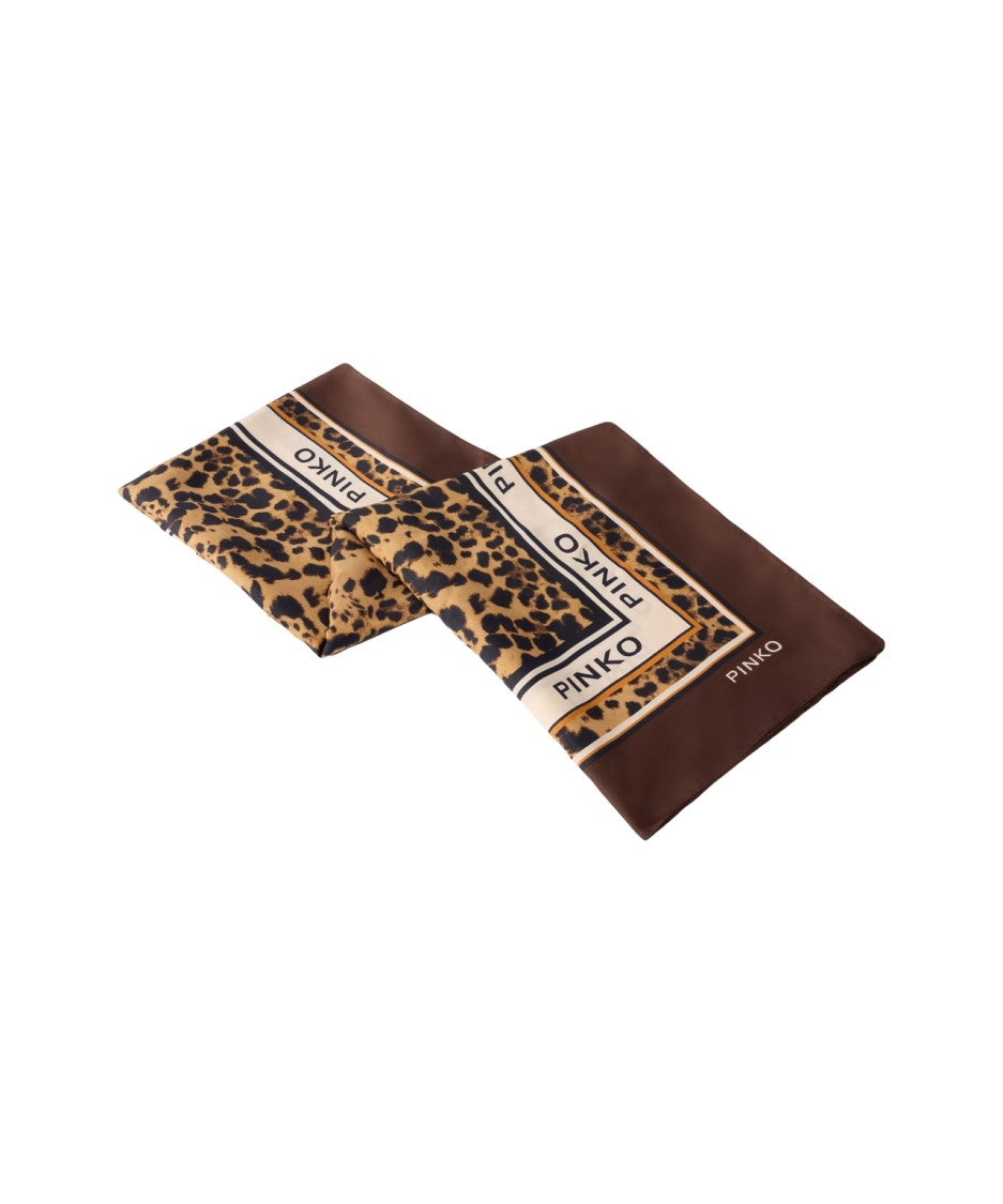 Pinko Animal Print Scarf