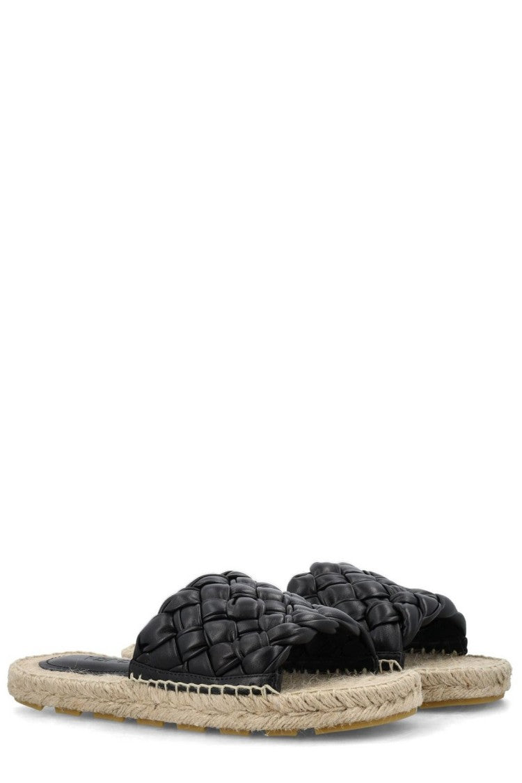 Bottega Veneta Brown Lamb Leather Sandal With Minimalist Design