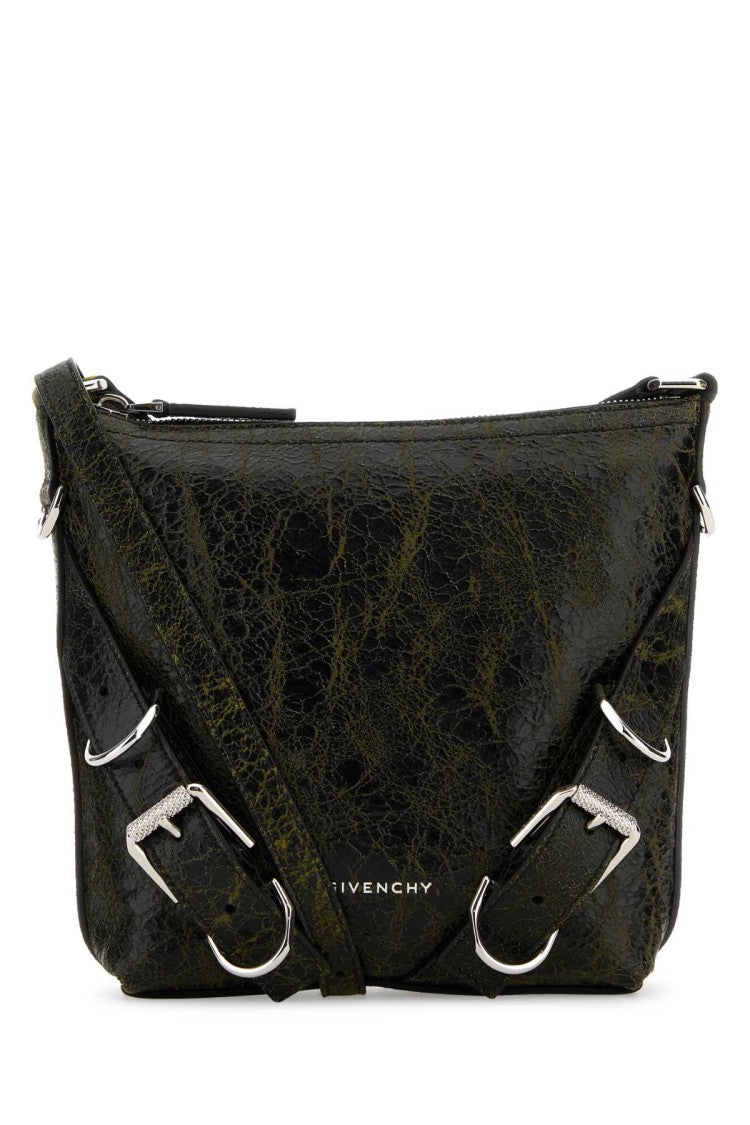 Givenchy Two-Tone Leather Voyou Crossbody Bag