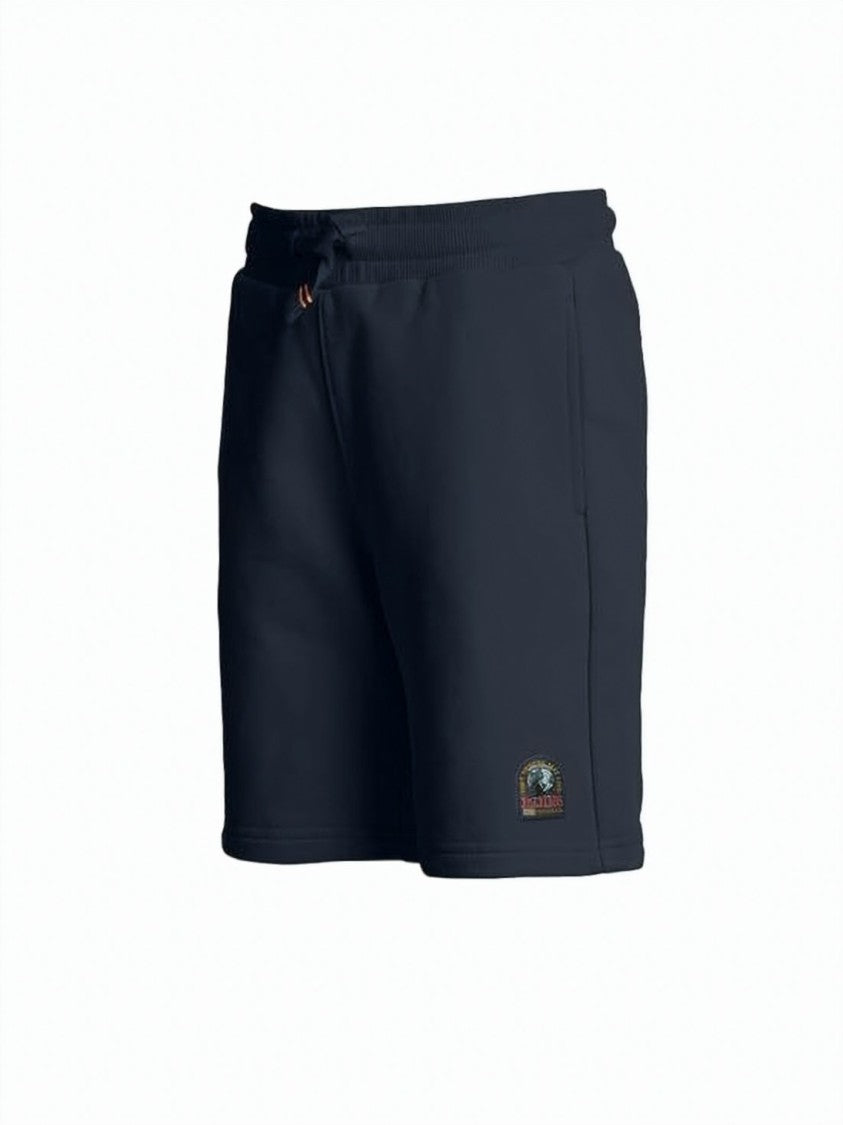 Parajumpers Men's Minimalist Black Shorts With Drawstring Waist