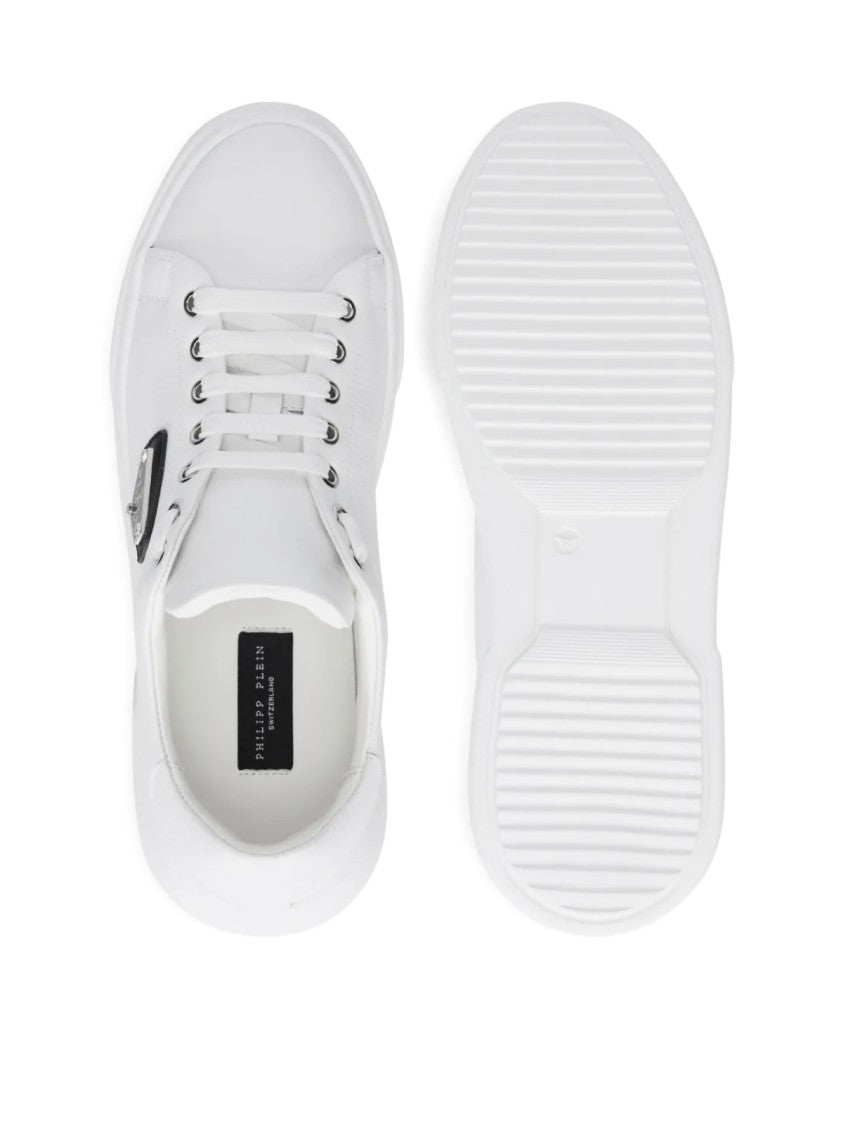 Philipp Plein Lo-Top Iconic Plein Logo Sneakers