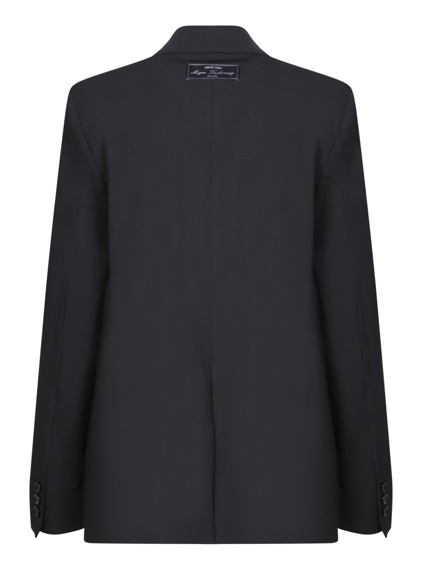 Msgm Women's Blazer With Tailored Fit And Detailing