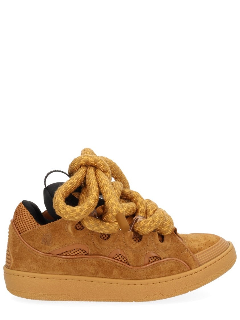Lanvin Curb Suede Oversized Sneakers