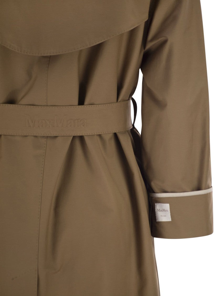Max Mara Mtcutrench - Trench Coat In Water-Repellent Twill