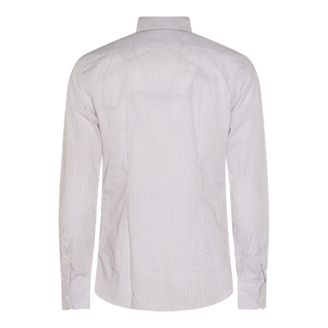 Glanshirt White Tailored Long-Sleeved Shirt