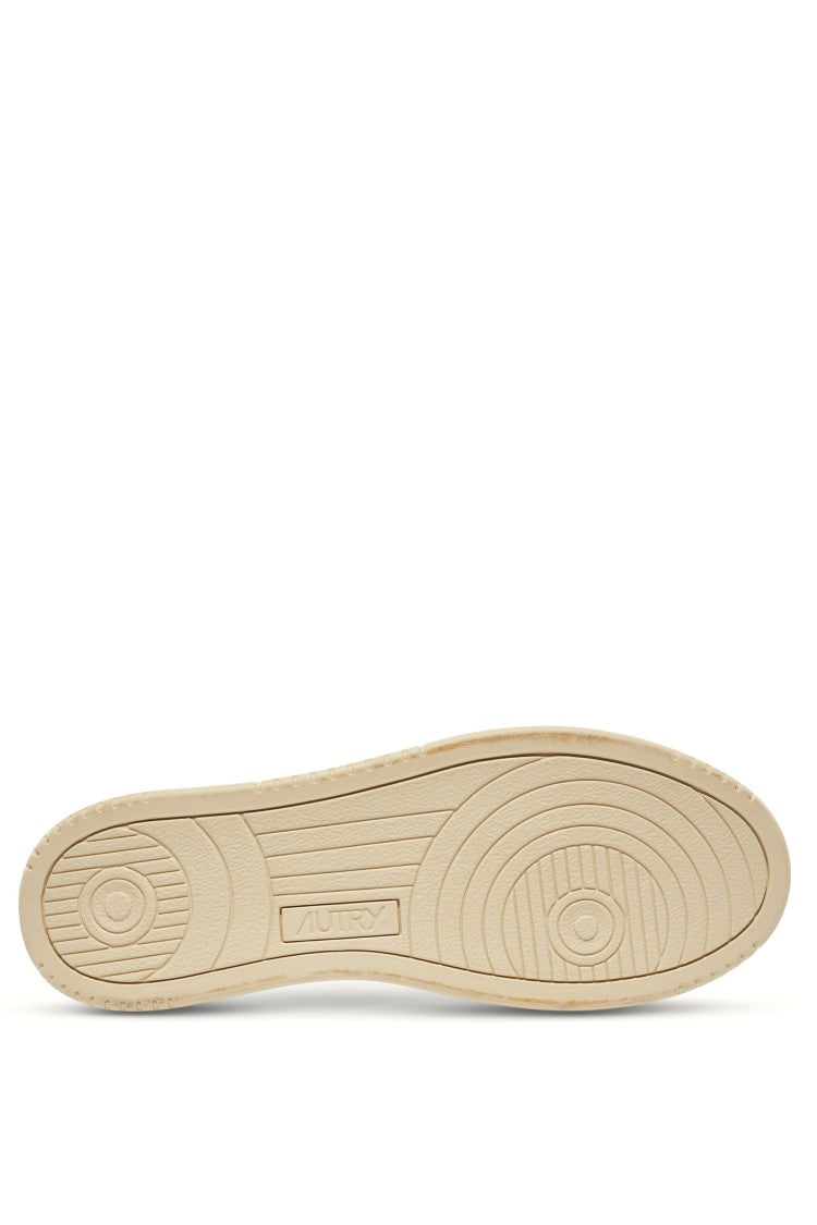 Autry Women’S Medalist Leather Bicolor & Suede Sneakers