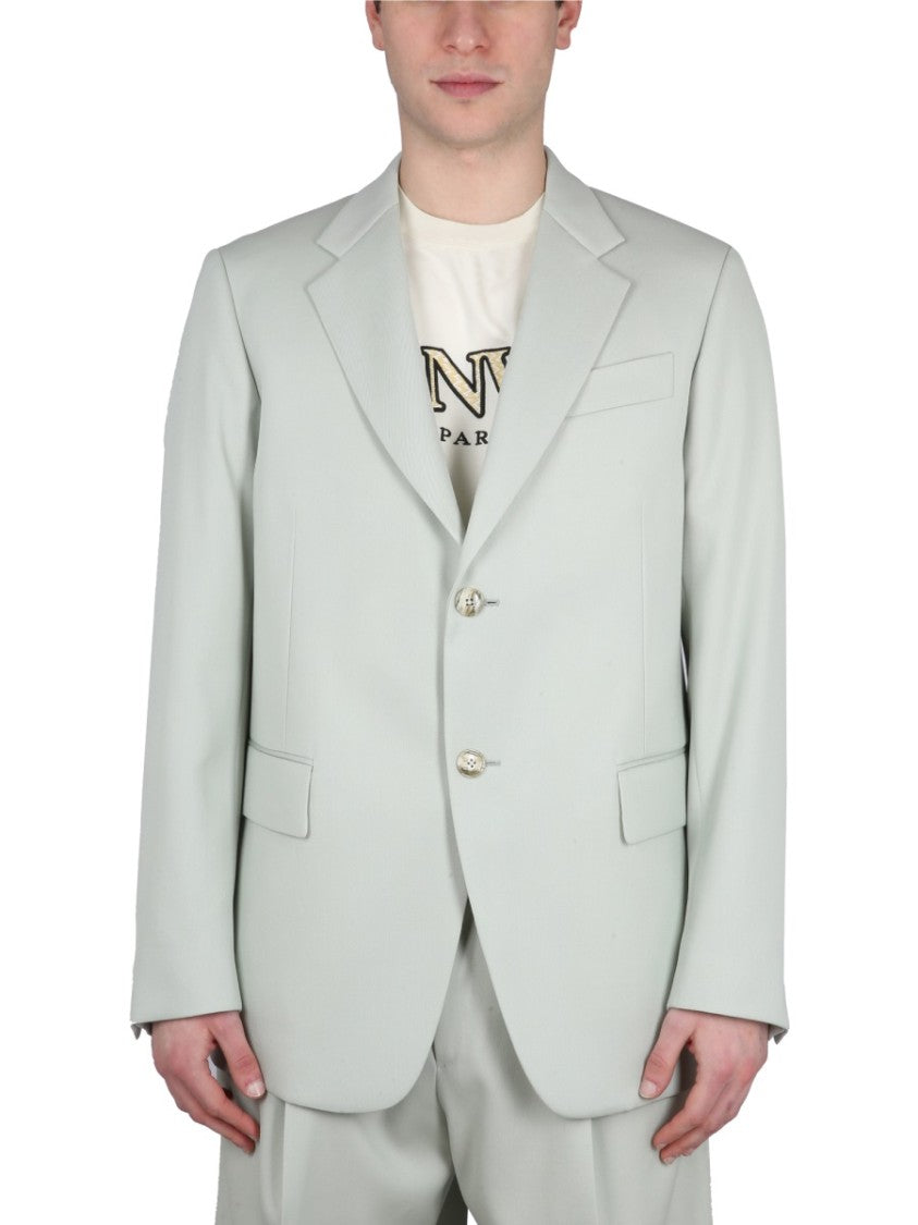 Lanvin Boxy Jacket With Notched Lapels