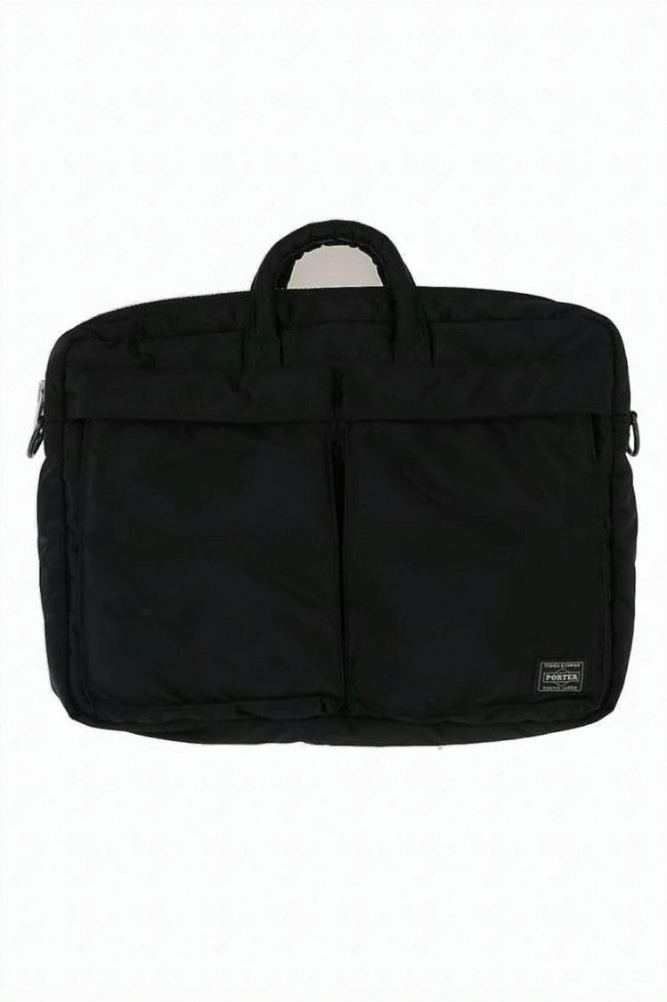 Porter Dual-Pocket Nylon Document Bag With Detachable Shoulder Strap
