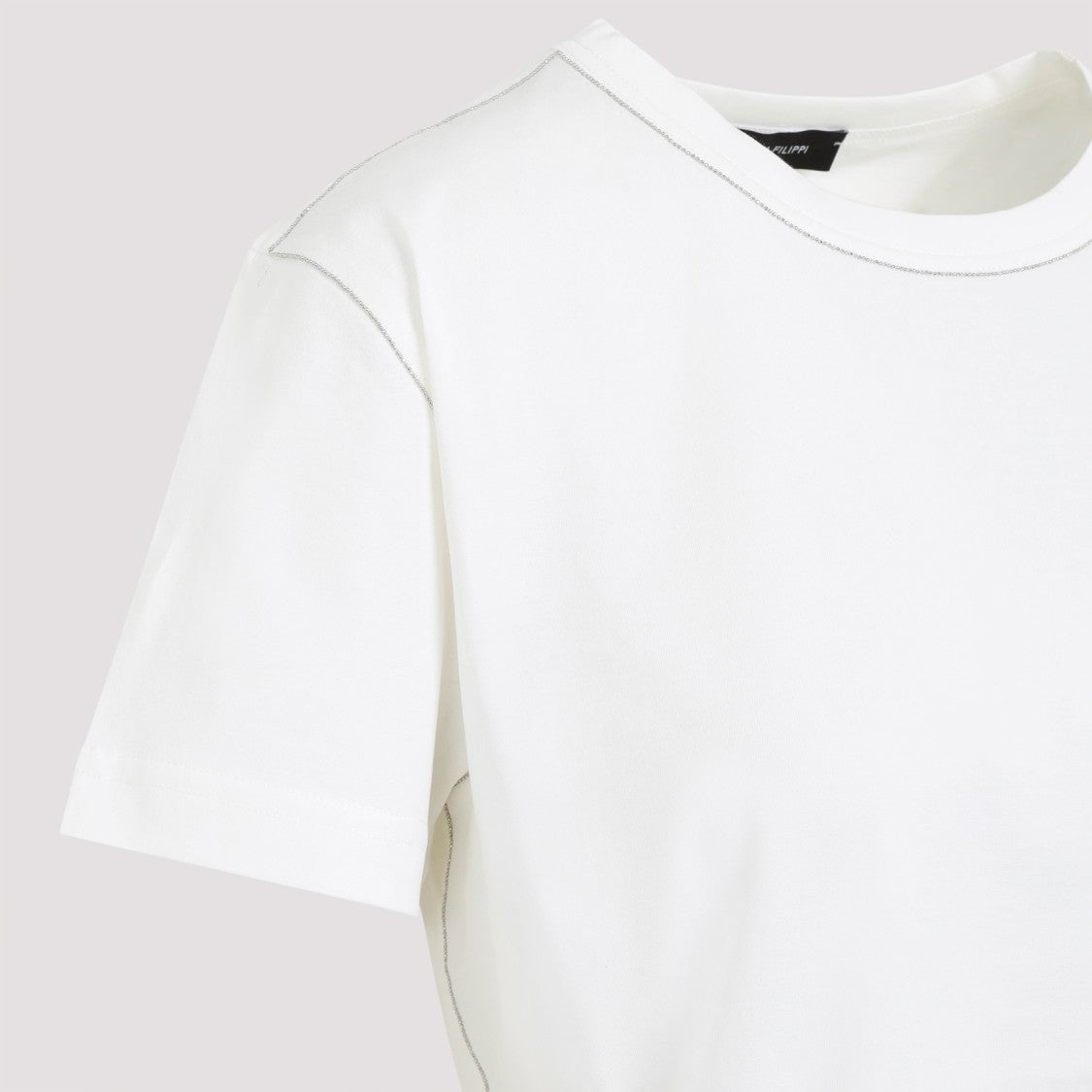 Fabiana Filippi White Cotton Jersey T-Shirt