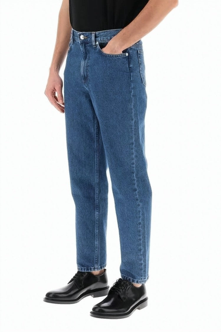 A.P.C. Straight-Leg Denim Pants With Classic Five-Pocket Design