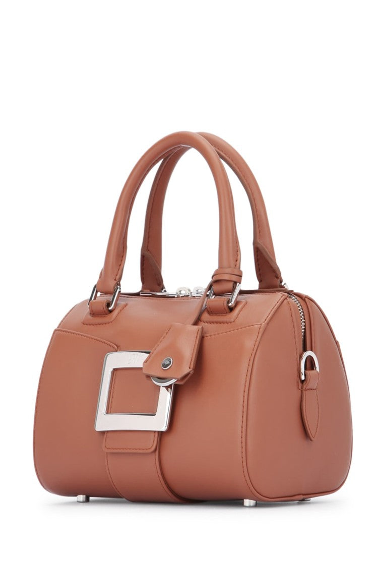 Roger Vivier Mini Bowling Bag With Prominent Buckle And Versatile Design