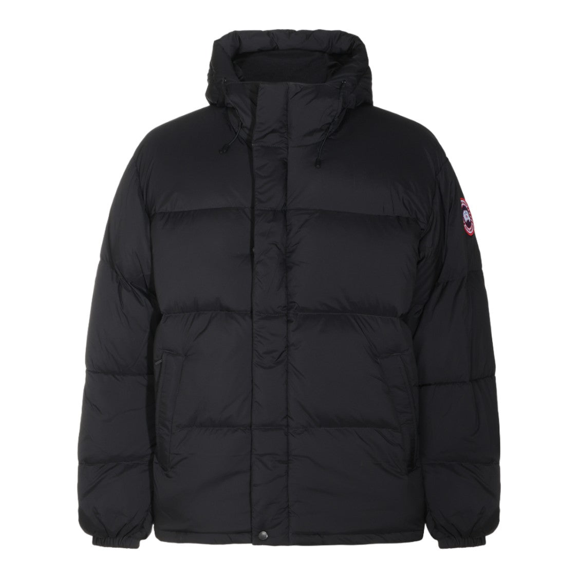 Canada Goose Black Quilted Hooded Down Jacket