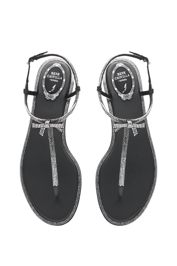 René Caovilla Diana Crystal Thongs