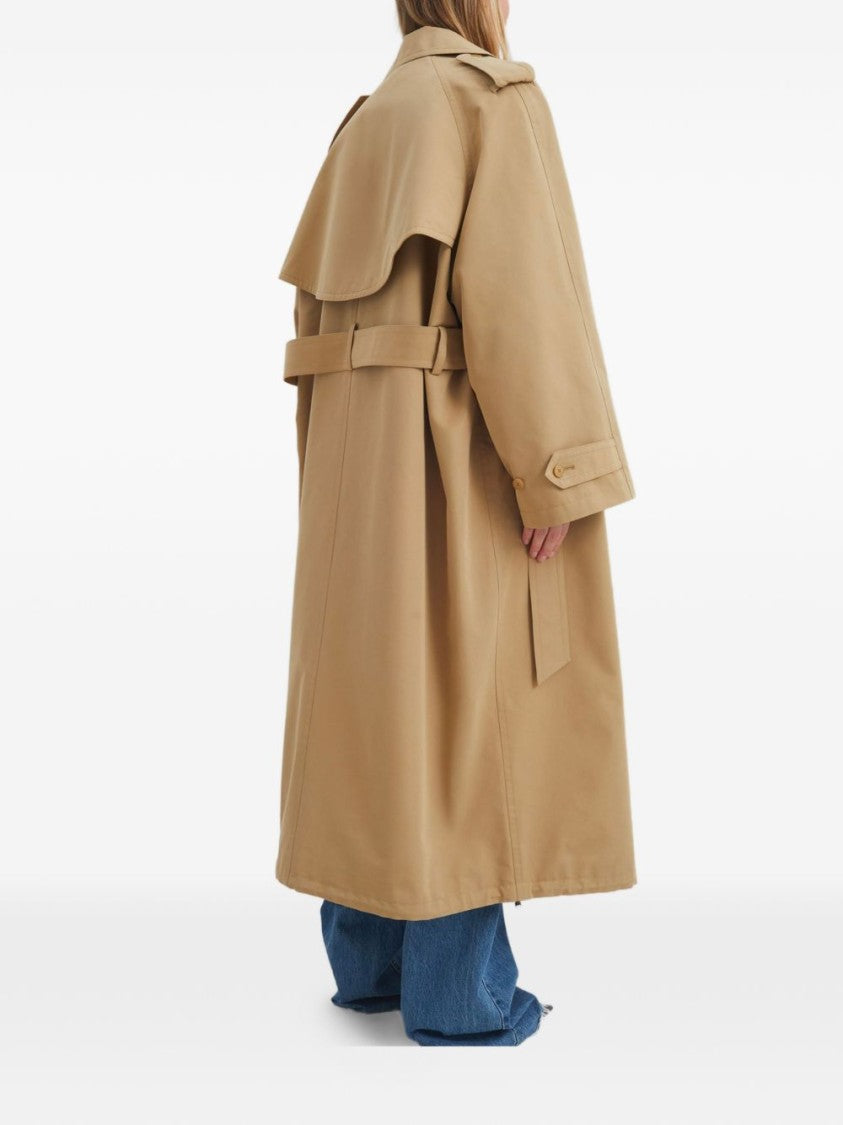 The Frankie Shop Classic Belted Trench Coat