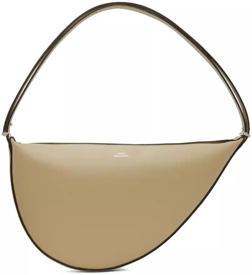 Totême Crescent-Shaped Sling Bag In Smooth Leather