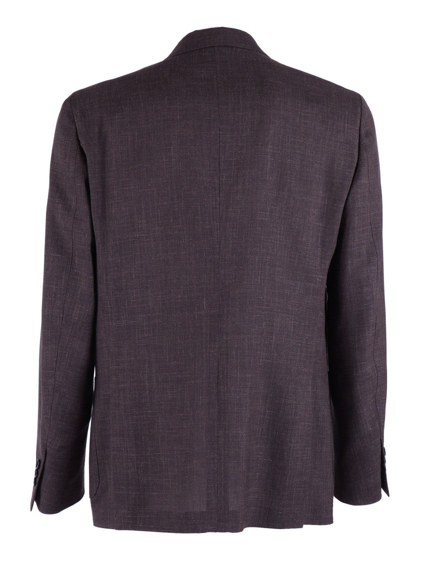 Lardini Brown Roma Textured Blazer