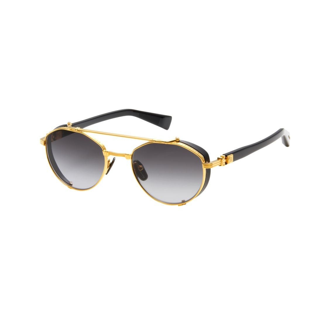 Balmain Brigade - Iv Aviator-Style Gradient Gray Sunglasses