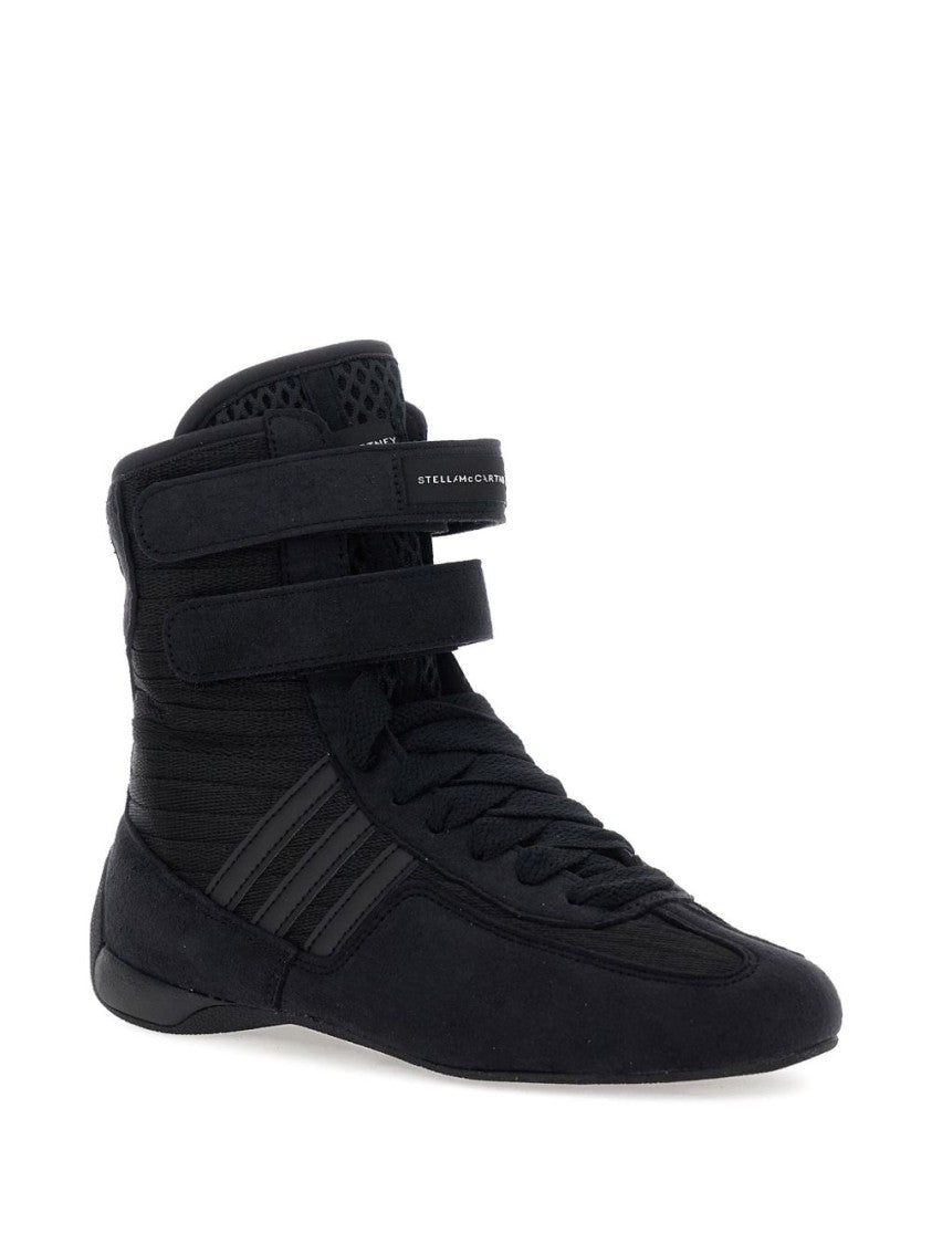 Stella Mccartney High-Top Sneakers In Black With Silhouette