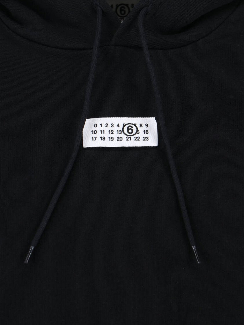 Mm6 By Maison Margiela "Numeric" Hoodie Black