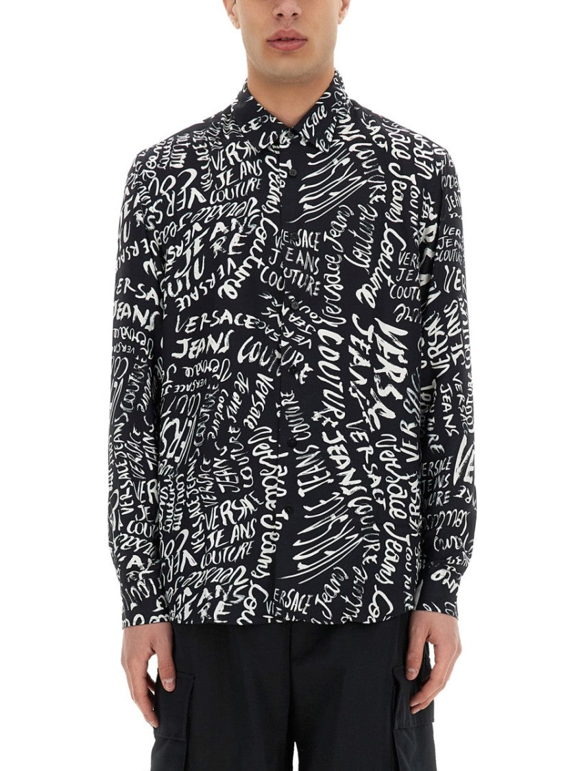 Versace Jeans Couture Logomania Print Shirt