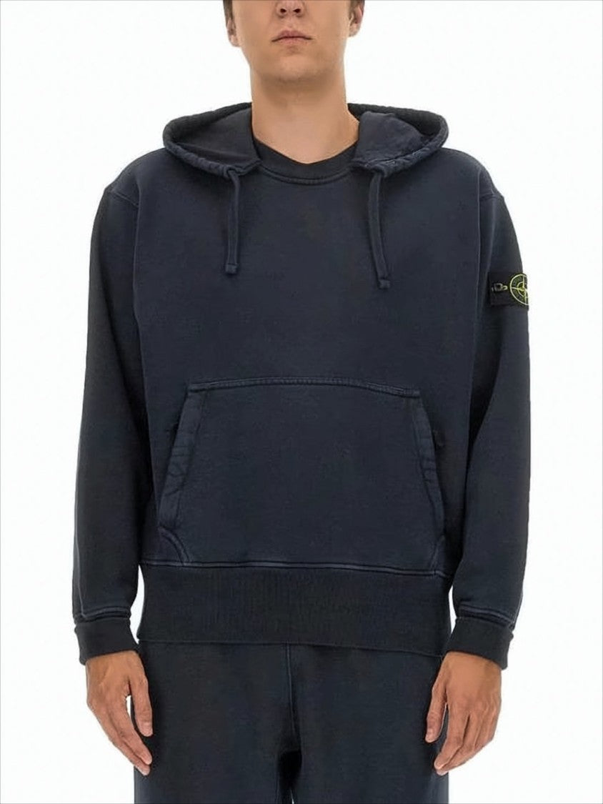 Stone Island Relaxed Fit Cotton Hoodie