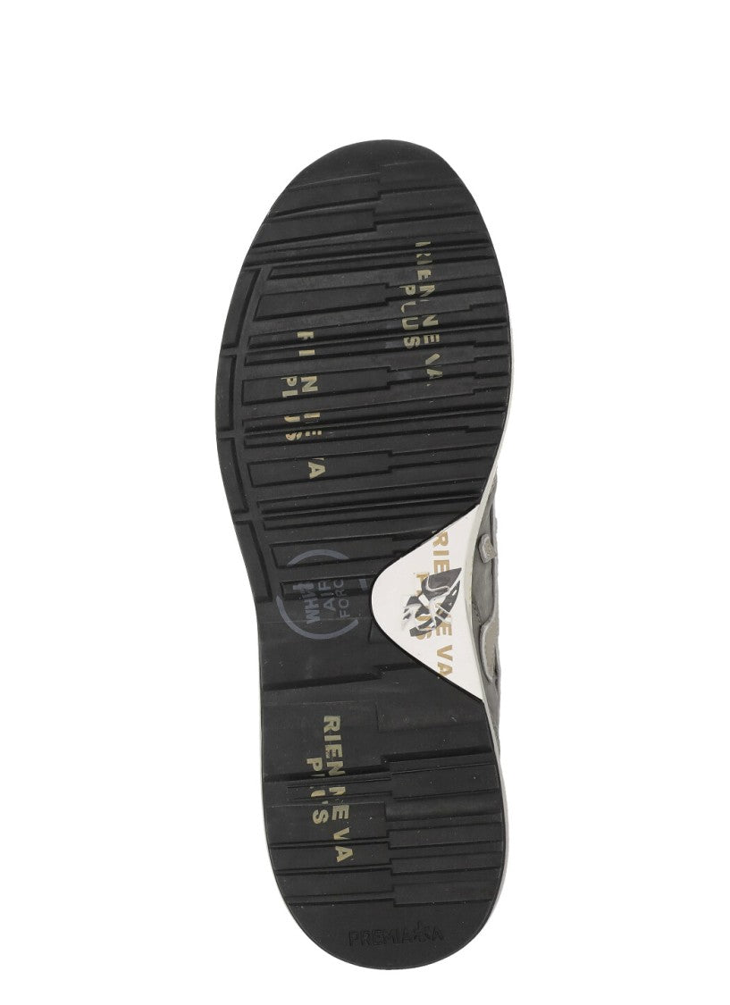 Premiata Grey Mick 7247 Suede Sneakers