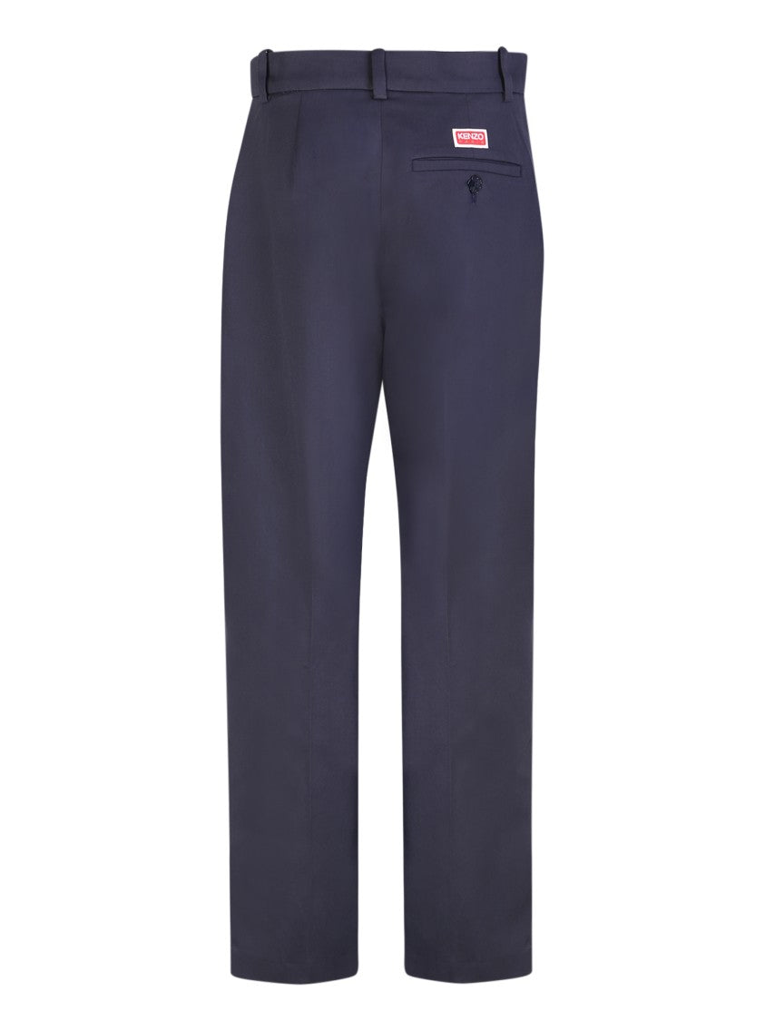 Kenzo Blue Cropped Trousers